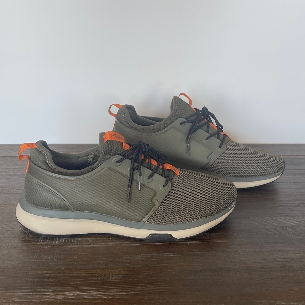KURU Men's Atom Sneakers Size 12.5 Gray Kurucloud Athletic Comfort Running EUC